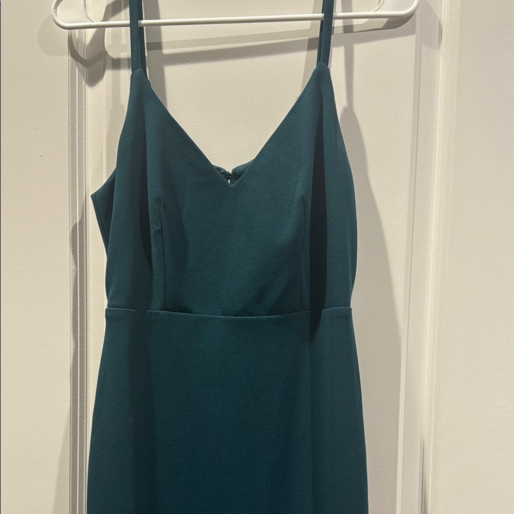 Teal Sleeveless Dress